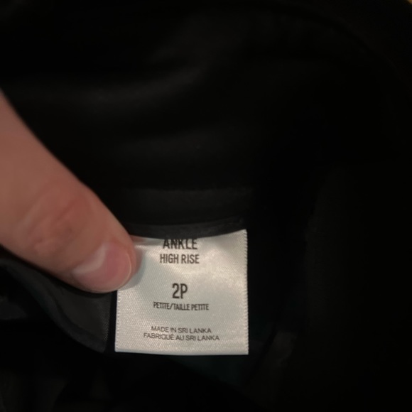 Express High Waist Tie Paper Bag Pants 2 Petite - Picture 7 of 7